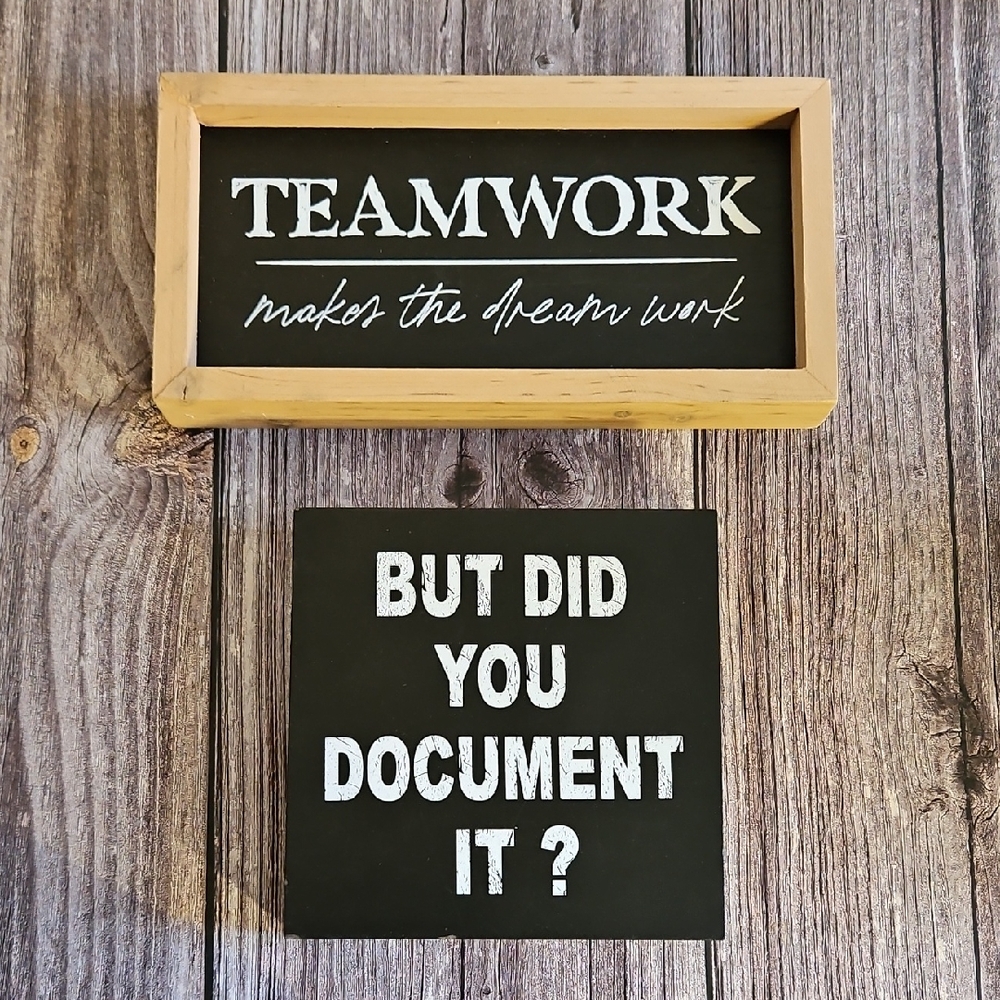 *PRICE FIRM* NEW Motivational/Office Signs